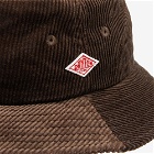 Danton Men's 8.5 Whale Courdroy Bucket Hat in Mole Brown