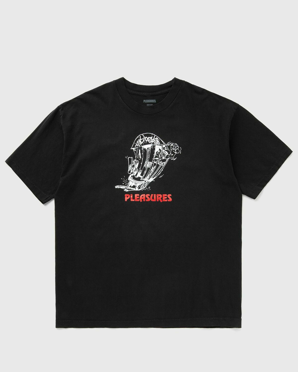 Pleasures 9th STREET TEE Black Mens Shortsleefe