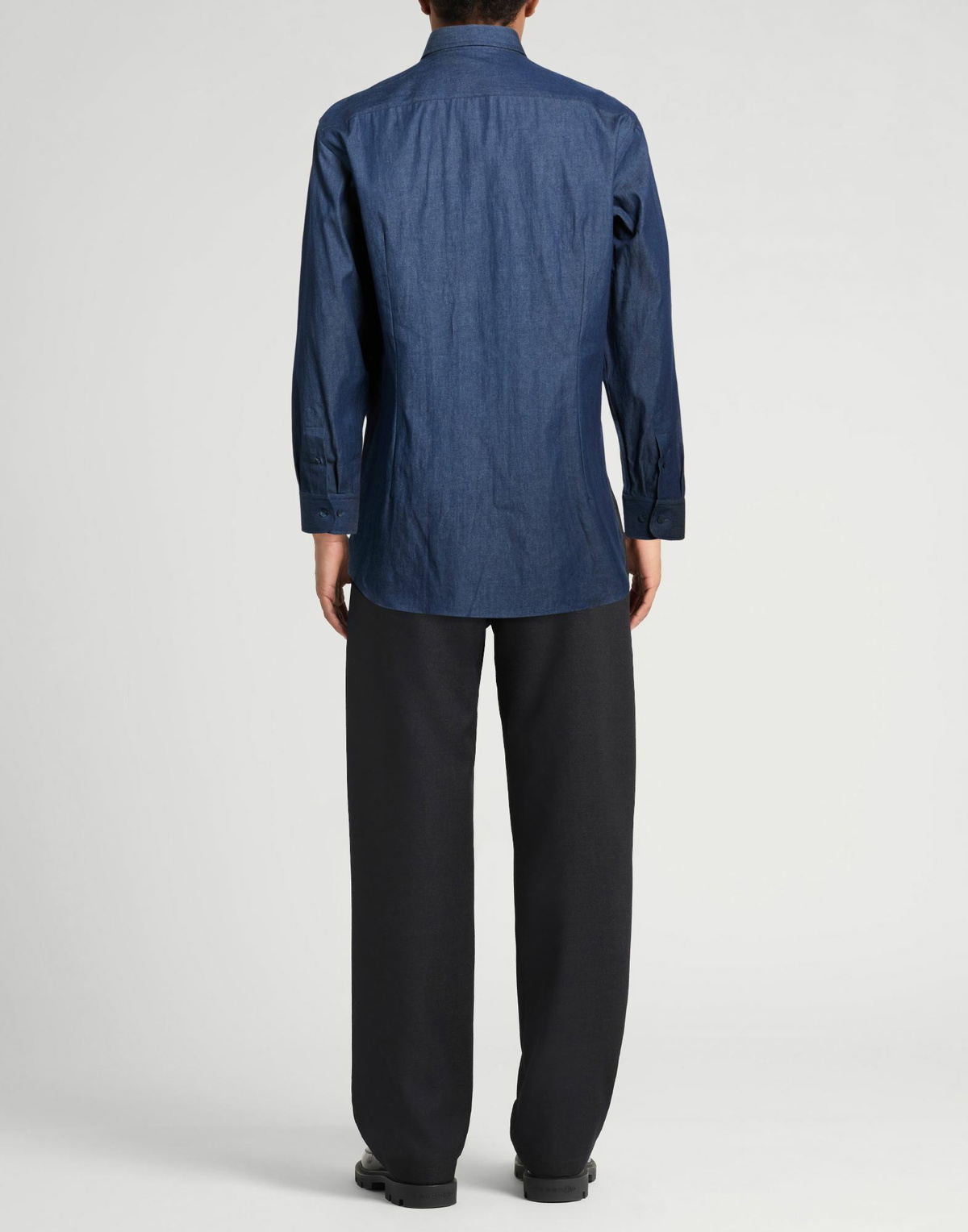 Etro Mens Denim shirt in Blue