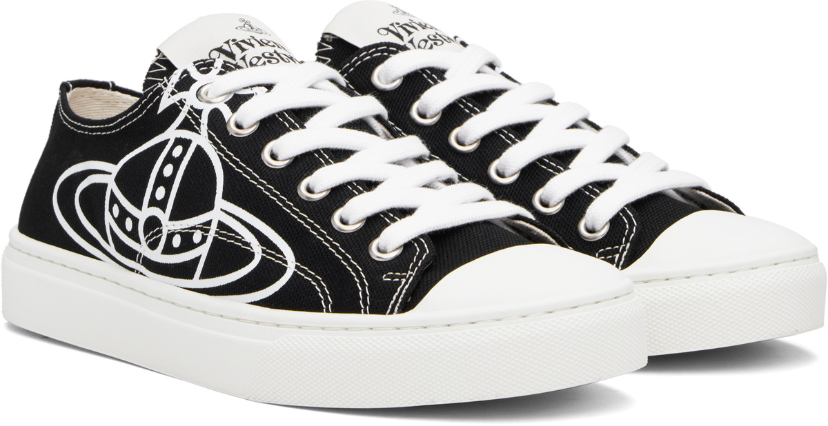 Vivienne Westwood Black Plimsoll Low Top 2.0 Sneakers