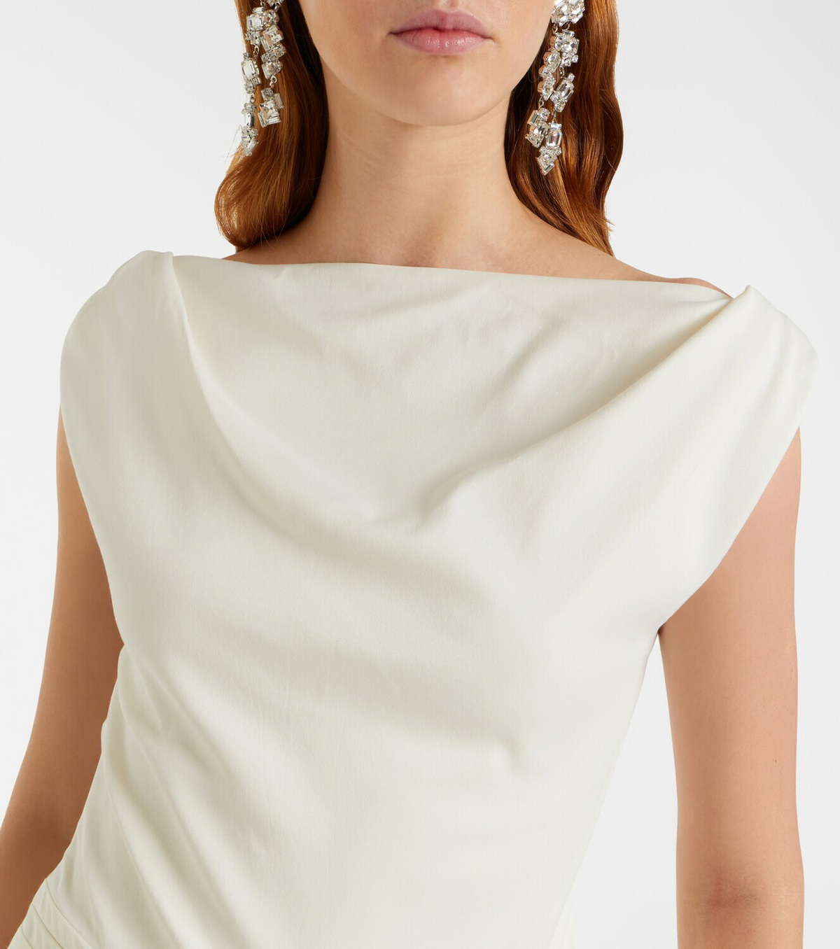 Proenza Schouler Daliah draped crêpe satin maxi dress