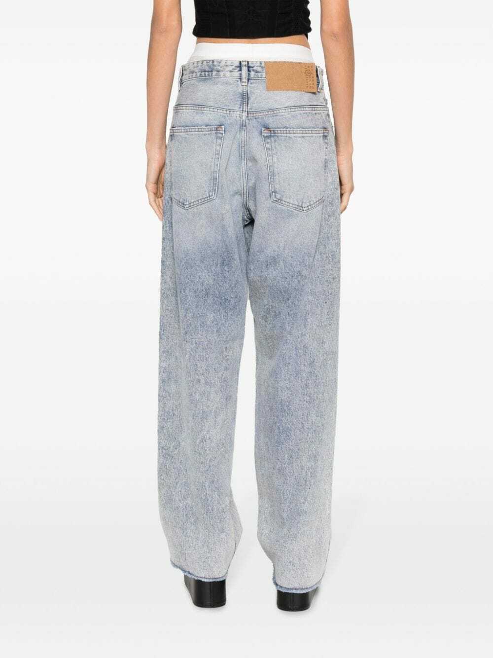 MM6 MAISON MARGIELA - Wide Leg Denim Jeans MM6 Maison Margiela