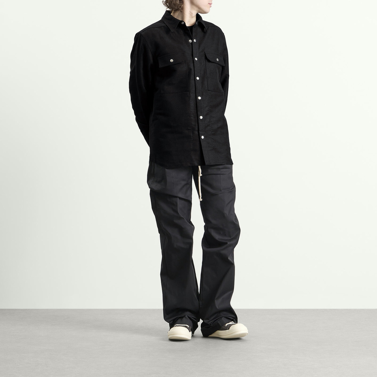 Rick Owens Men's Outershirt in Black