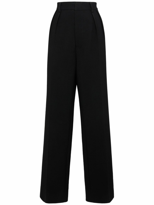 Photo: MAISON MARGIELA - Wool Gabardine Wide Pants