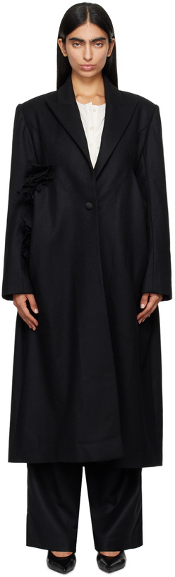 Photo: Kika Vargas Black Maryna Coat