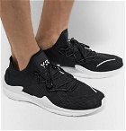 Y-3 - Adizero Runner Neoprene-Trimmed Mesh Sneakers - Black