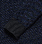 Mr P. - Textured Cotton-Blend Sweater - Men - Navy