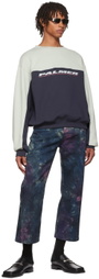 PALMER Navy Cotton Sweatshirt