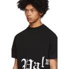 Palm Angels Black New Gothic T-Shirt