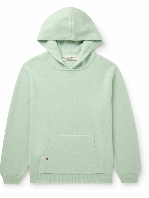 Photo: God's True Cashmere - Cashmere Hoodie - Green