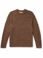 Séfr - Haru Alpaca-Blend Mock-Neck Sweater - Brown