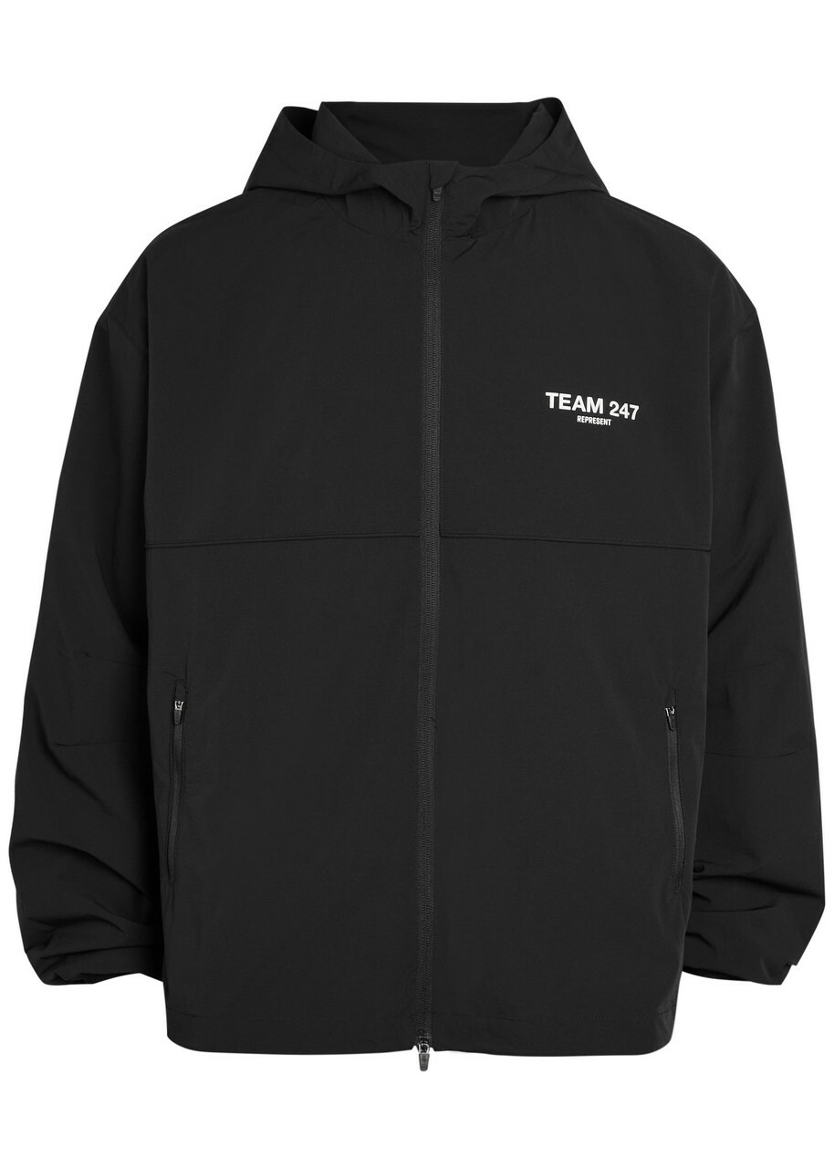 Represent Men's Initial Tracksuit Jacket in Black Brown Represent