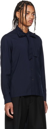 Dries Van Noten Navy Cellbe Shirt