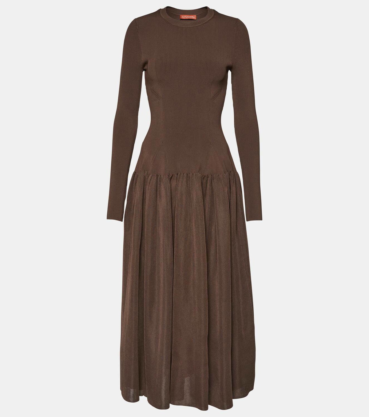 Altuzarra Denning ribbed knit maxi dress Altuzarra