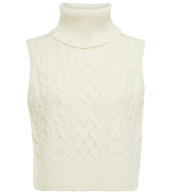 Photo: Vince - Cable-knit wool sweater vest