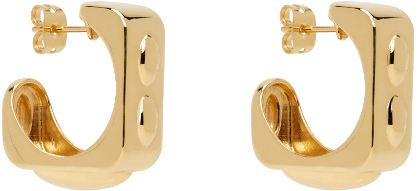 La Manso Gold Compromiso Earrings