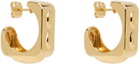 La Manso Gold Compromiso Earrings