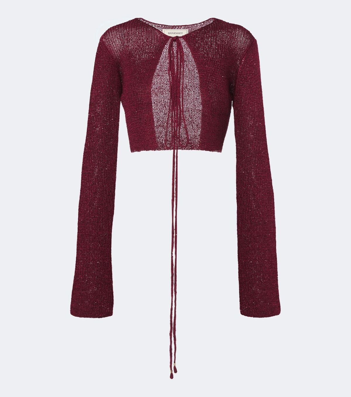 Bananhot Alma cropped sequined cardigan