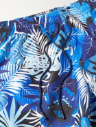 Etro - Mid-Length Printed Swim Shorts - Blue