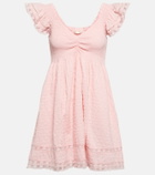 LoveShackFancy Athalia cotton mini dress