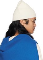 Jil Sander Off-White Knit Beanie