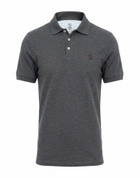 Brunello Cucinelli Mens Polo shirt Charcoal