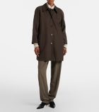 The Row Hawkins cotton and cashmere car coat