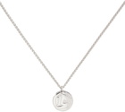 IN GOLD WE TRUST PARIS Silver Coin Necklace