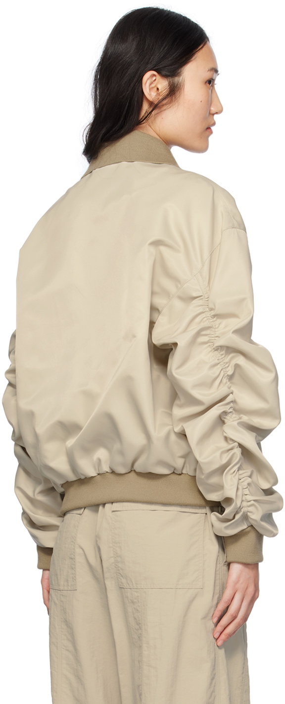 Birrot Taupe Love Bomber Jacket