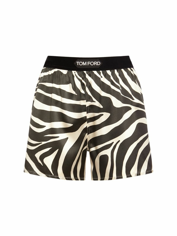 Photo: TOM FORD - Printed Silk Satin Boxers