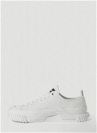Logo Print NS1 Sneakers in White