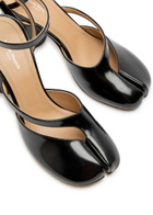 Maison Margiela Tabi 80 Patent Leather Sandals Black