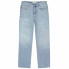 Valentino Men's Straight Leg Jean in Denim Blue