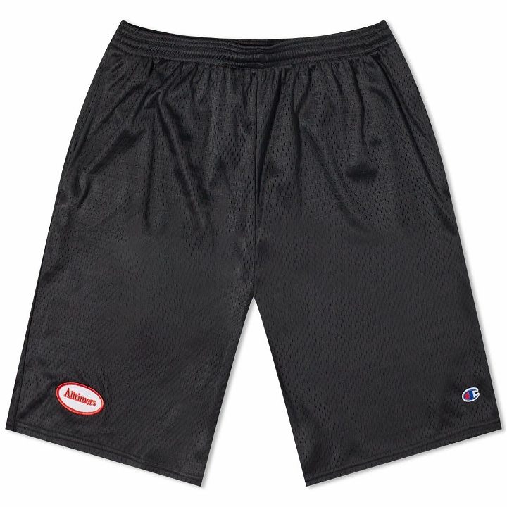 Photo: Alltimers Men's Tankful Patch Champion Shorts in Black