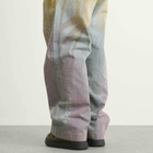 Paolina Russo Women's Denim Baggy Trousers in Pastel Rainbow