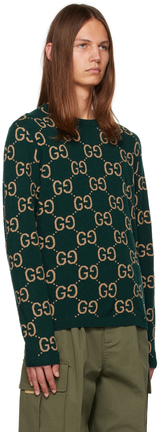 Gucci sweater green best sale