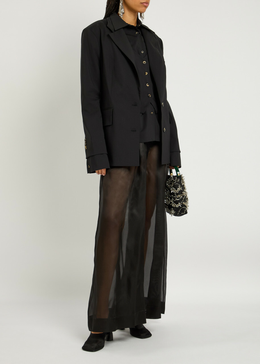 A.W.A.K.E Mode 3-in-1 Stretch-wool Jacket Black