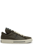 Rick Owens X Converse Dkshdw Calf-hair Sneakers Grey