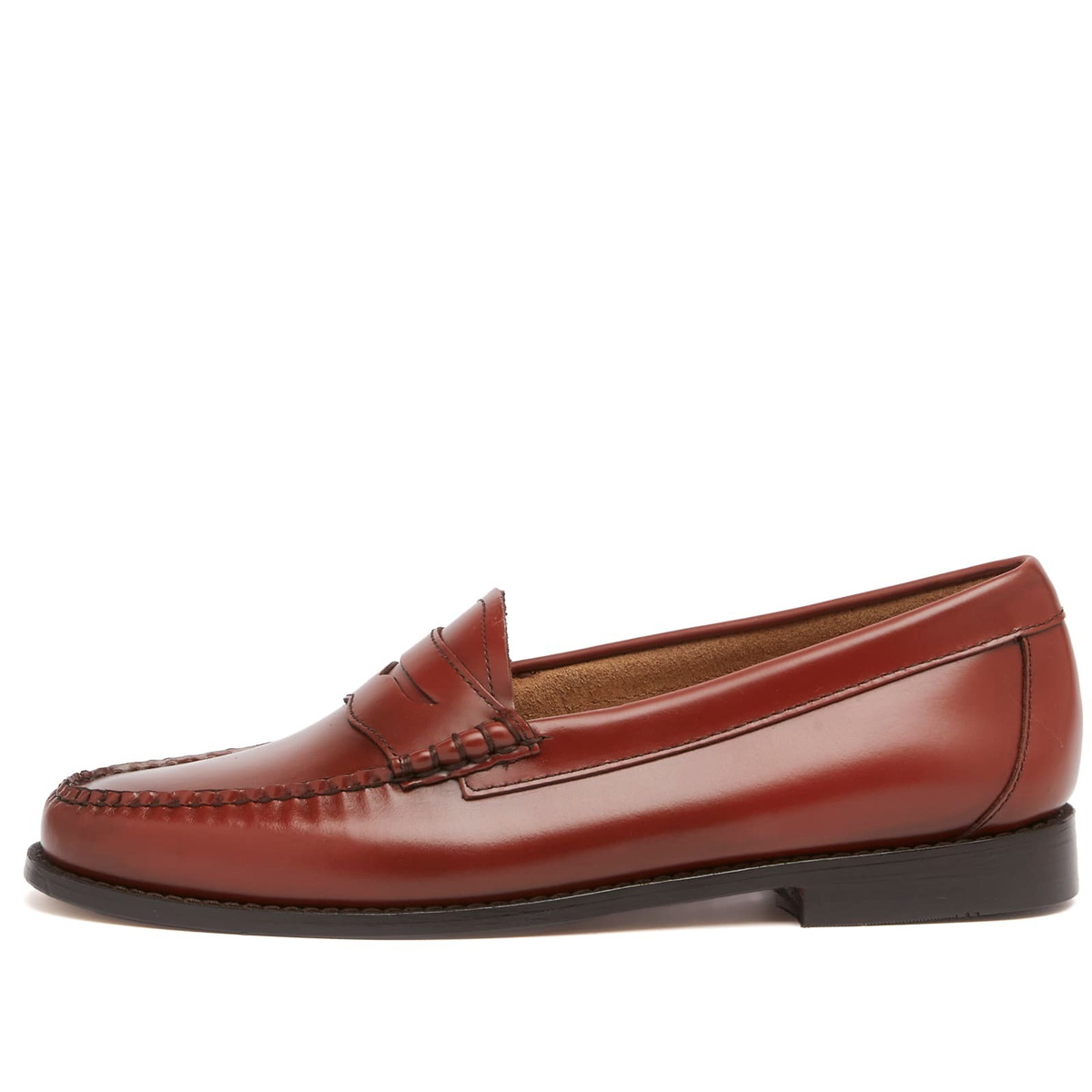 Bass Weejuns Women's Penny Loafer in Smoke Paprika Leather