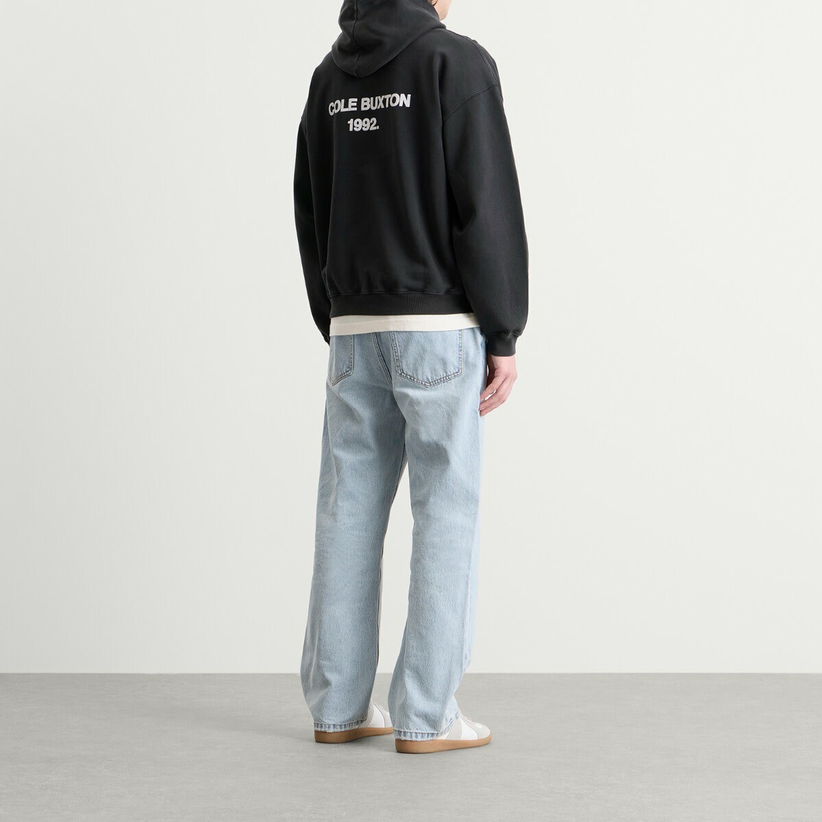 Cole Buxton Men's CB 1992 Backstage Hoodie in Vintage Black