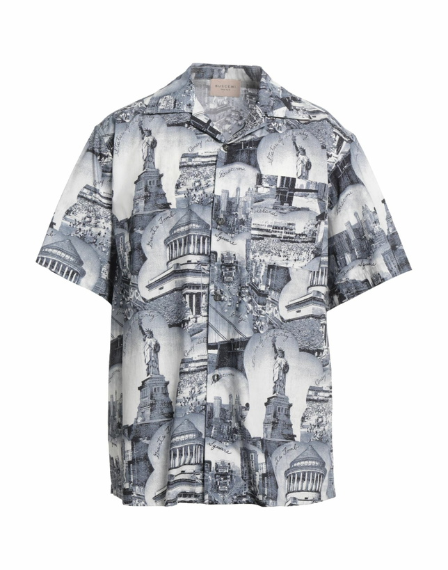 Photo: Buscemi Mens Shirt Slate in Blue