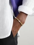 PATTARAPHAN - Tri Anya Baby Cycle 14-Karat Gold Moonstone Bracelet