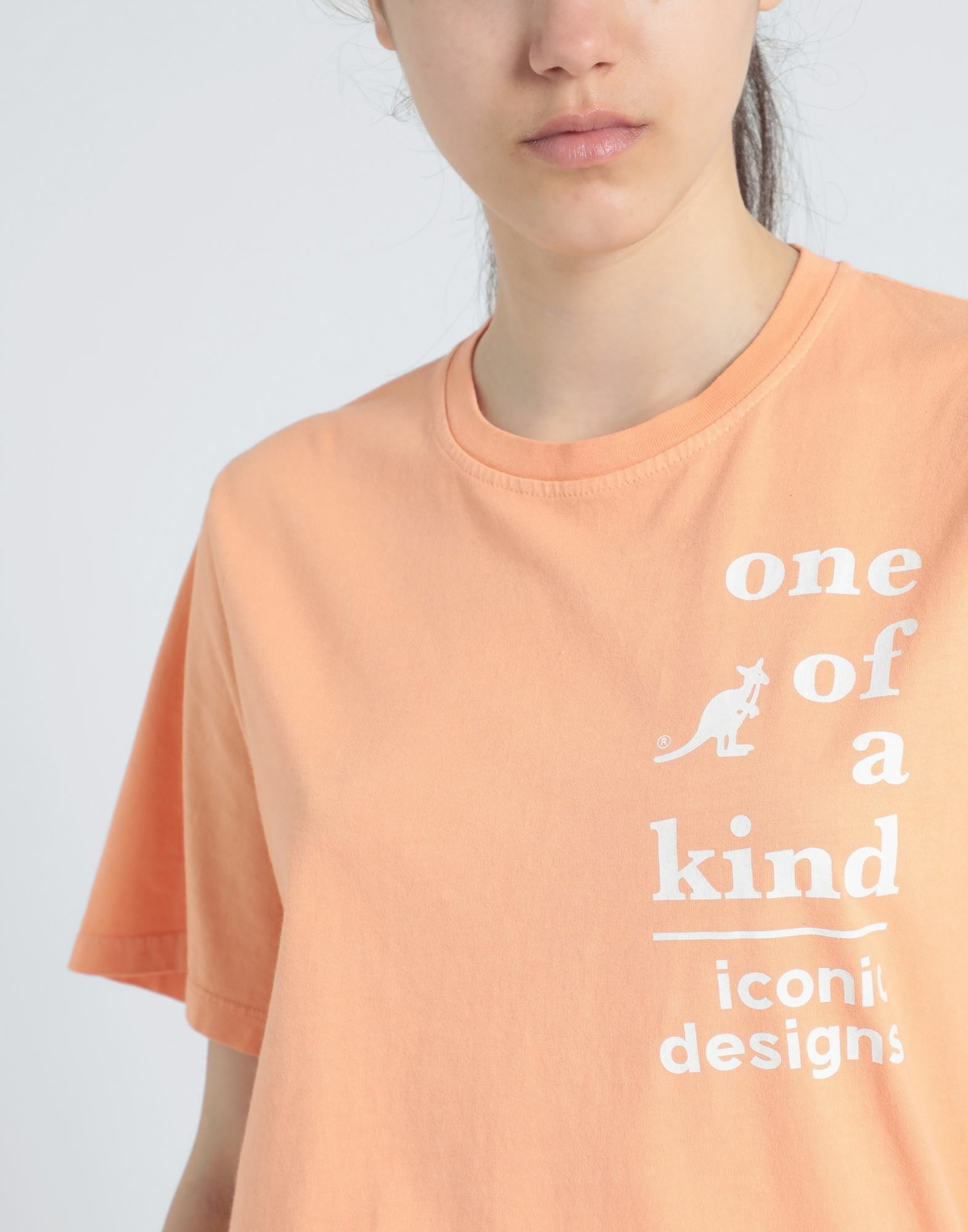 Kangol Womens T-shirt in Salmon pink