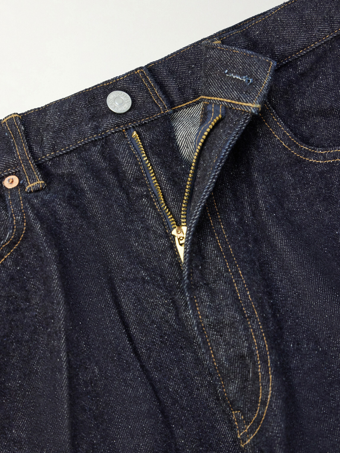 Kaptain Sunshine - Skate Straight-Leg Selvedge Jeans - Blue