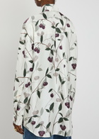 Stella Mccartney Cherry-print Silk Shirt Cream