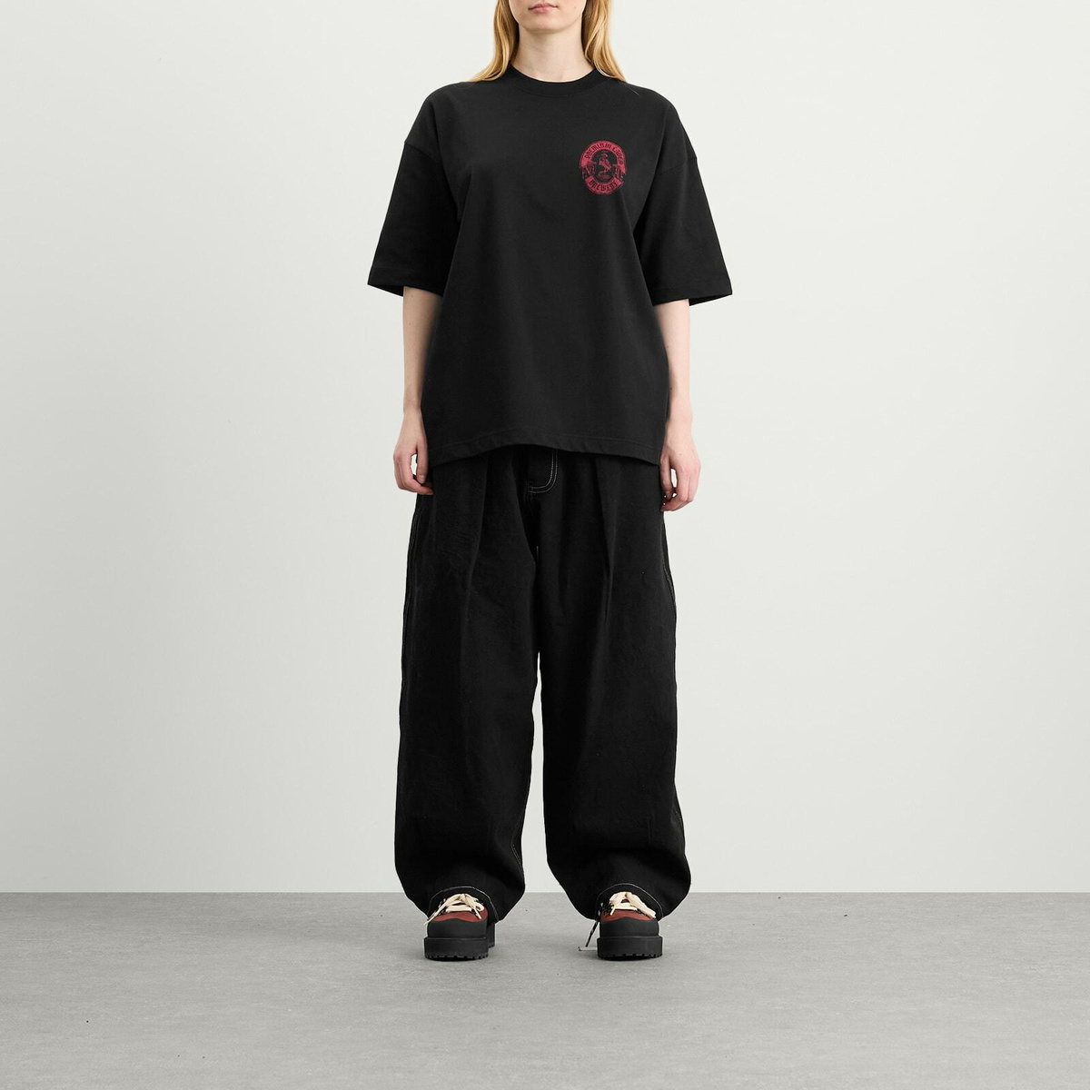 END. Beer Mat T-Shirt in Black
