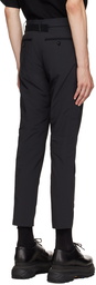 sacai Black Matte Trousers