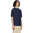 King and Tuckfield Navy Mock Neck T-Shirt