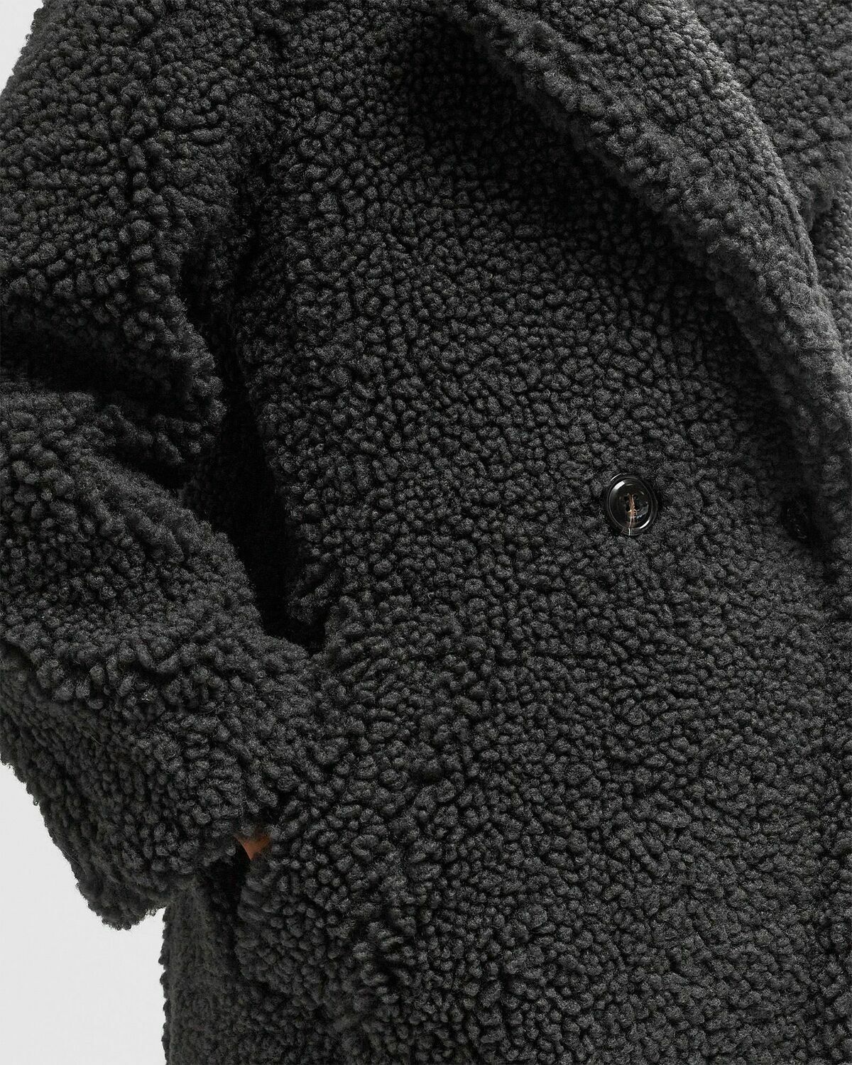 Ugg  Gertrude Long Teddy Coat Grey Coats
