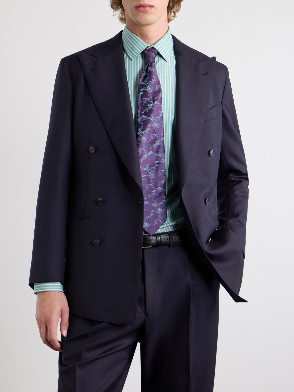 Charvet - 8.5cm Silk-Jacquard Tie